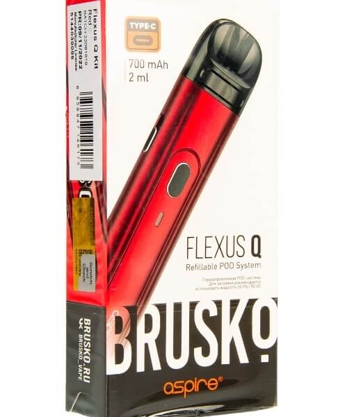 Купить Brusko Flexus Q 700 mAh 2мл (Красный)