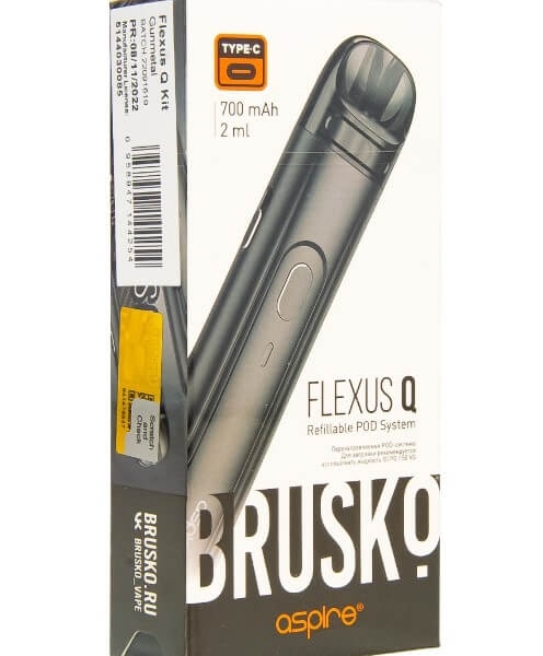 Купить Brusko Flexus Q 700 mAh 2мл (Черный)
