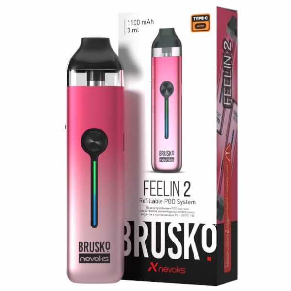 Купить Brusko Feelin 2 1100 mAh (Розовый пунш)